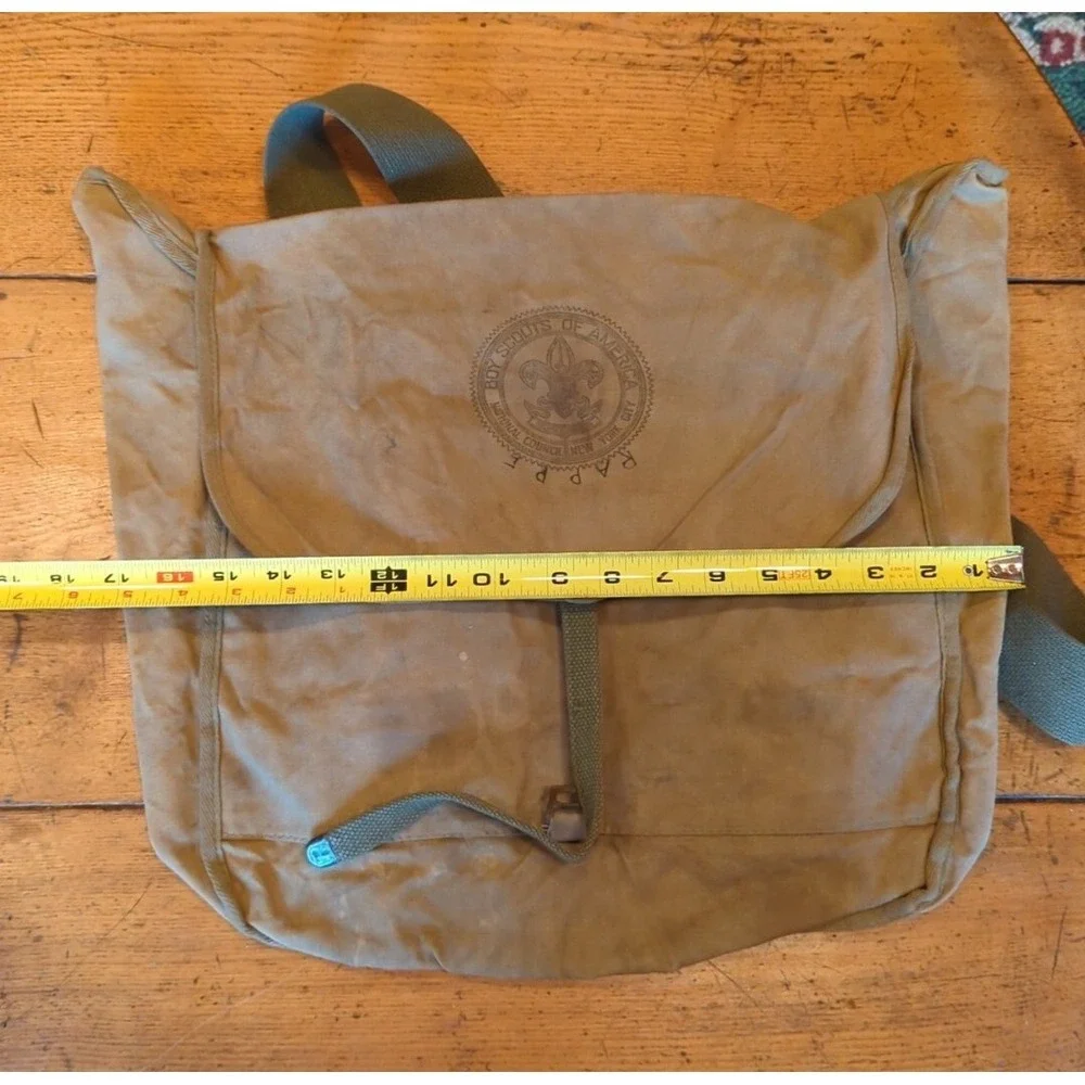 VINTAGE BOY SCOUTS OF AMERICA NATIONAL COUNCIL‎ BACKPACK CANVAS